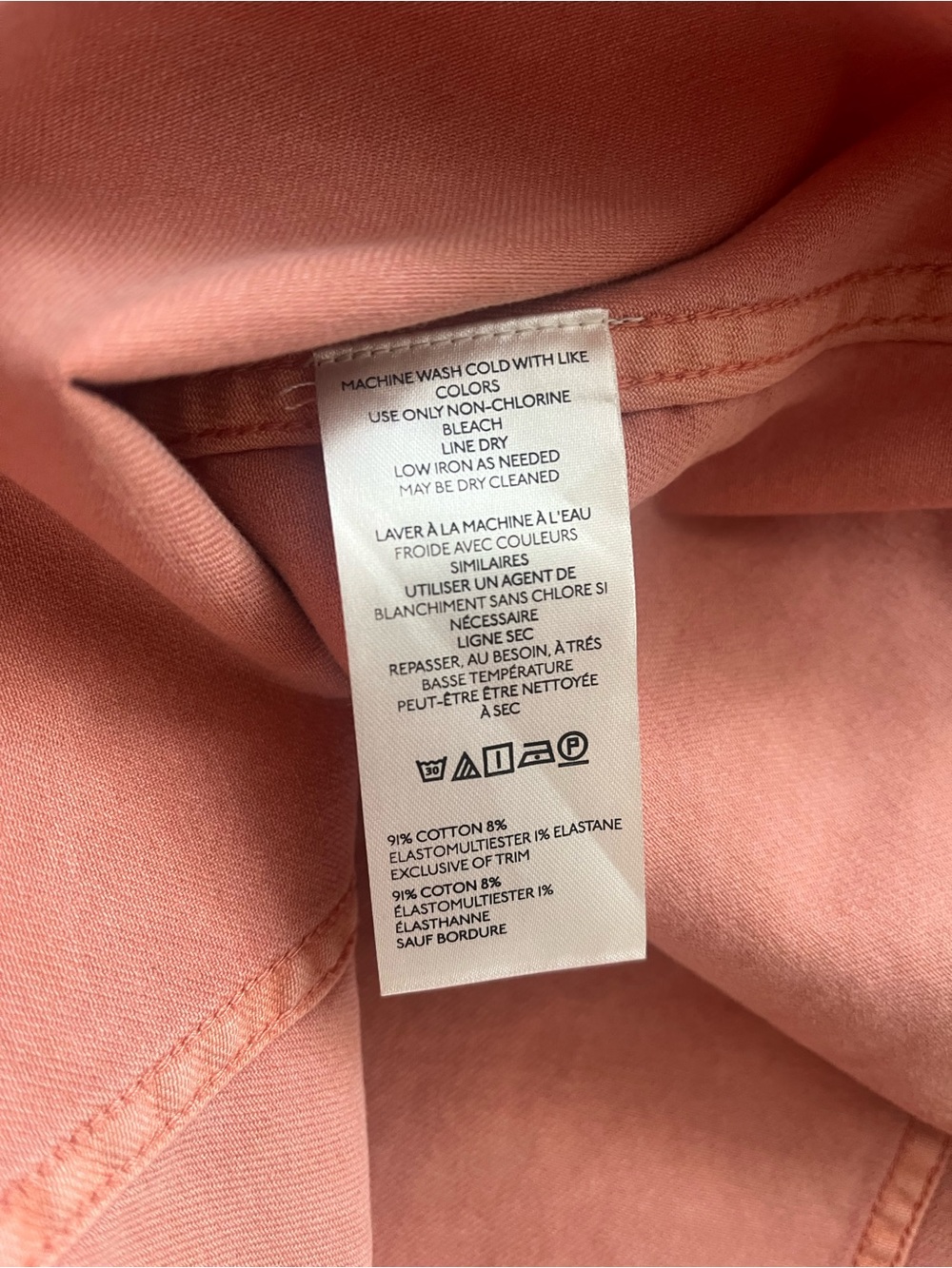 Pilcro Strapless size medium dress coral color Anthropologie - Picture 12 of 12